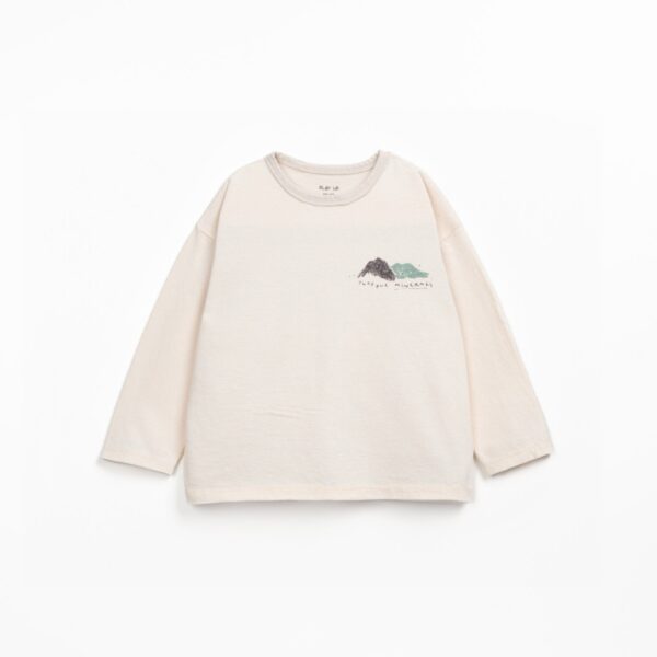 T-shirt con stampa sul petto Playup